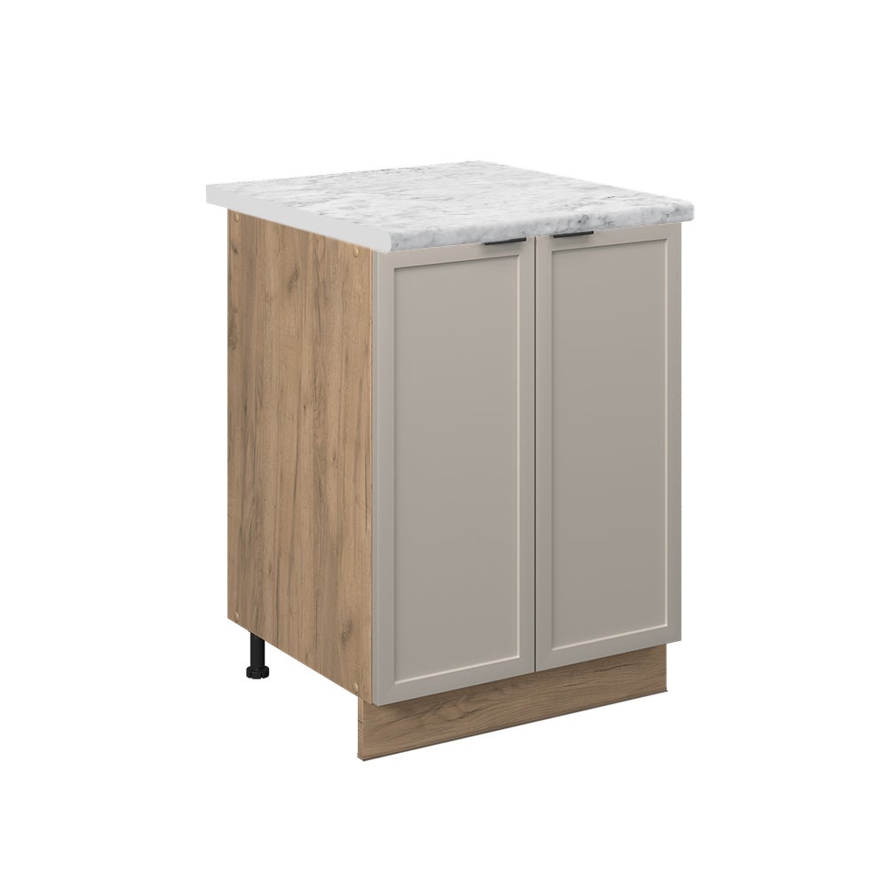 Vicco Szafki kuchenne Fame-Line, GreyBeige, 60 cm , BP Marmur