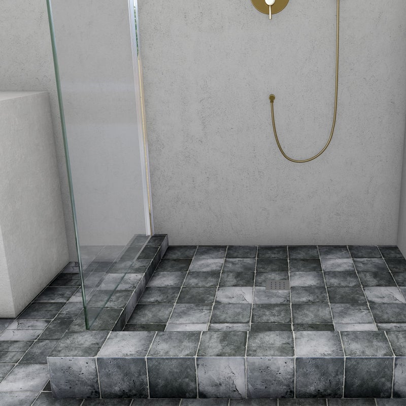 Ceramiczna okładzina podłogowa i ścienna z matowego gresu porcelanowego Antique Lava 15x15 cm