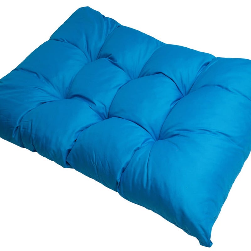 Poduszka ogrodowa na paletę 120x60cm poduszka na meble ogrodowe niebieska, poduszka na balkon taras, poducha ogrodowa na meble z palet