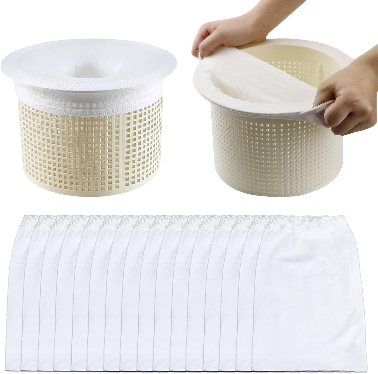 Chaussette Skimmer Piscine 30 Pièce,Filtre Skimmer,Réutilisable — free download