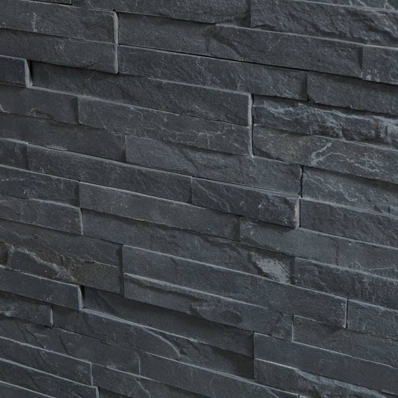Parement pierre naturelle 0,468 m2 graphite - 2