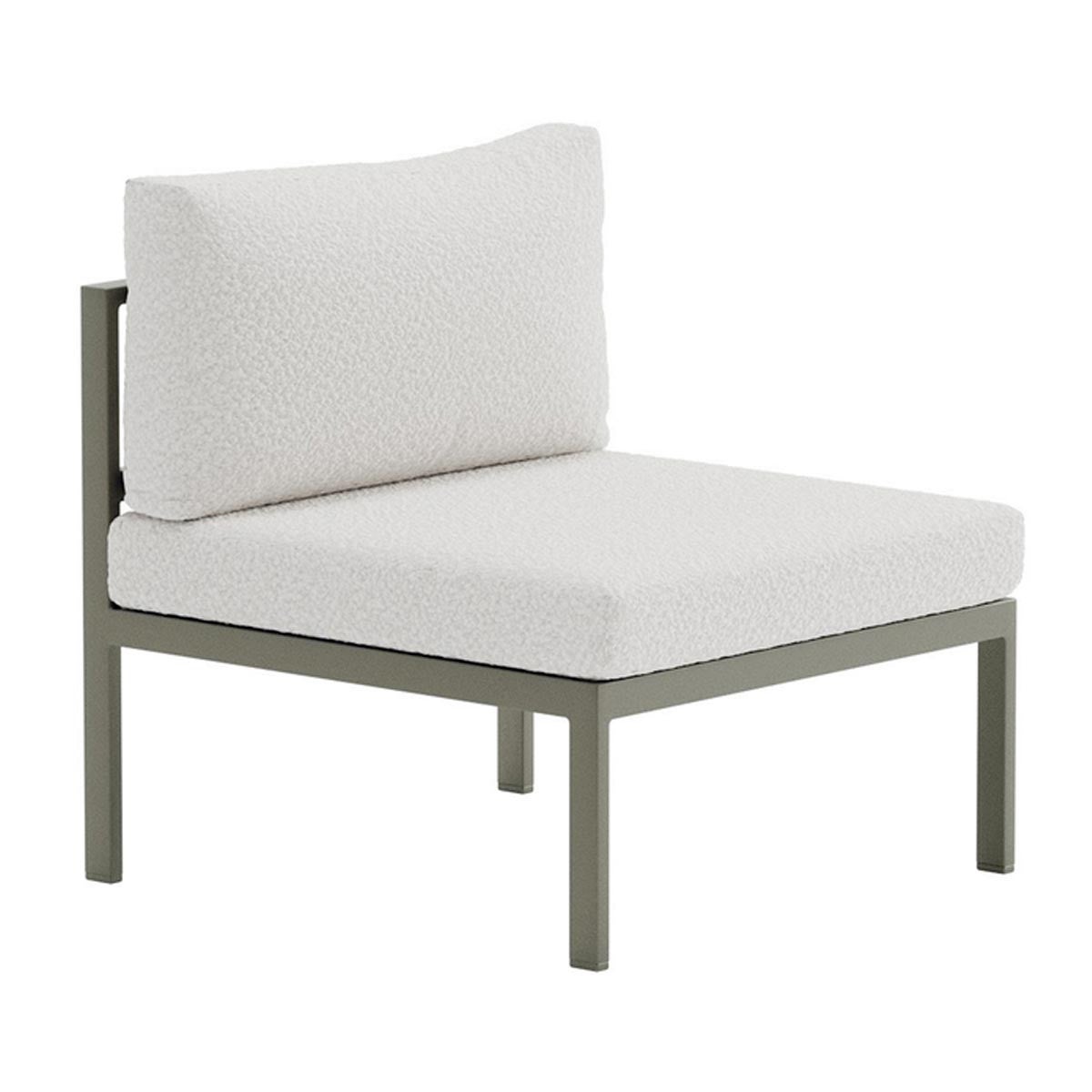 Copacabana sofa ogrodowa moduł środkowy brązowy.