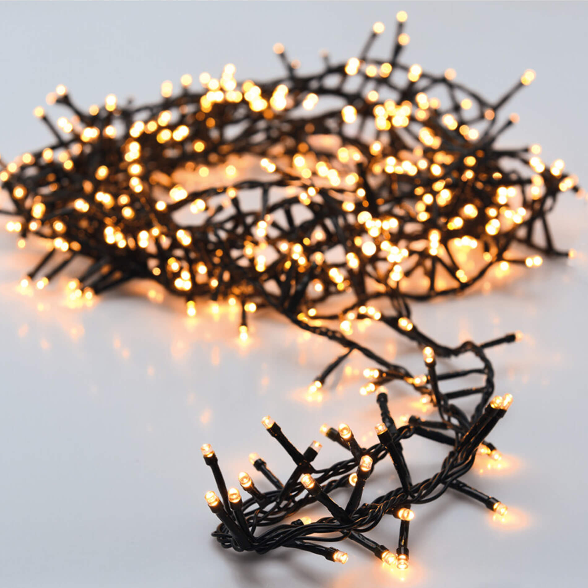 KICLBD Ghirlanda Luminosa Per Albero Di Natale Con 400 LED, 16 Fili Da 1,75 M, Luce Calda, 8 Modalità, Impermeabile IP55, Per Alberi Fino A 2,1 M