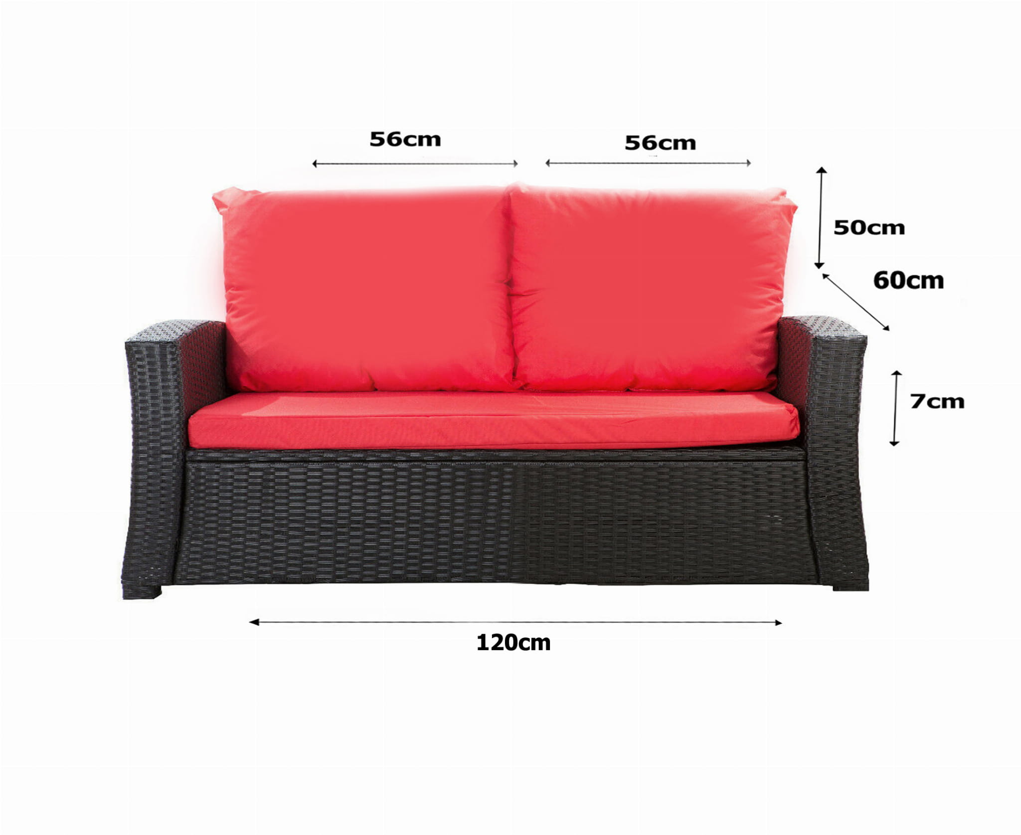 Coussin De Banc Longueur 100x35 Cm - Housse En Lin, Rembourrage épais, 4 Sangles De Fixation, Pour Intérieur/extérieur, Lavable - 5