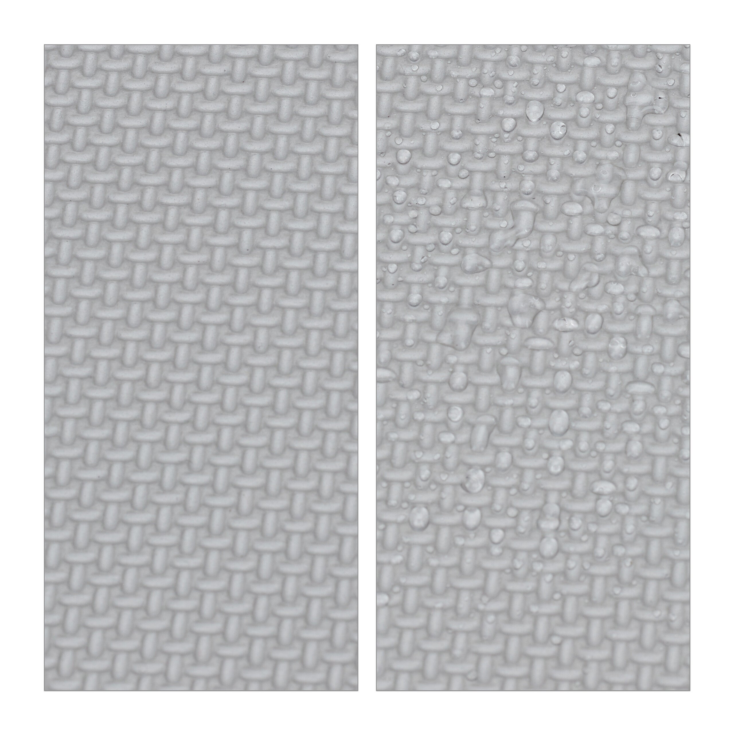 Tapis puzzle 25 pièces, mousse EVA, sans substances nocives, 0,77 m2, dalle jeu enfant avec bord, gris, Relaxdays - 7