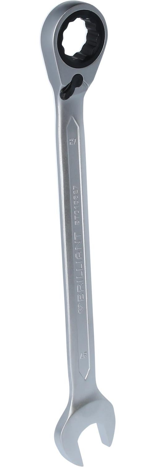 BRILLIANT TOOLS BT013827 Chiave a cricco, reversibile, 27 mm [Powered by KS TOOLS]