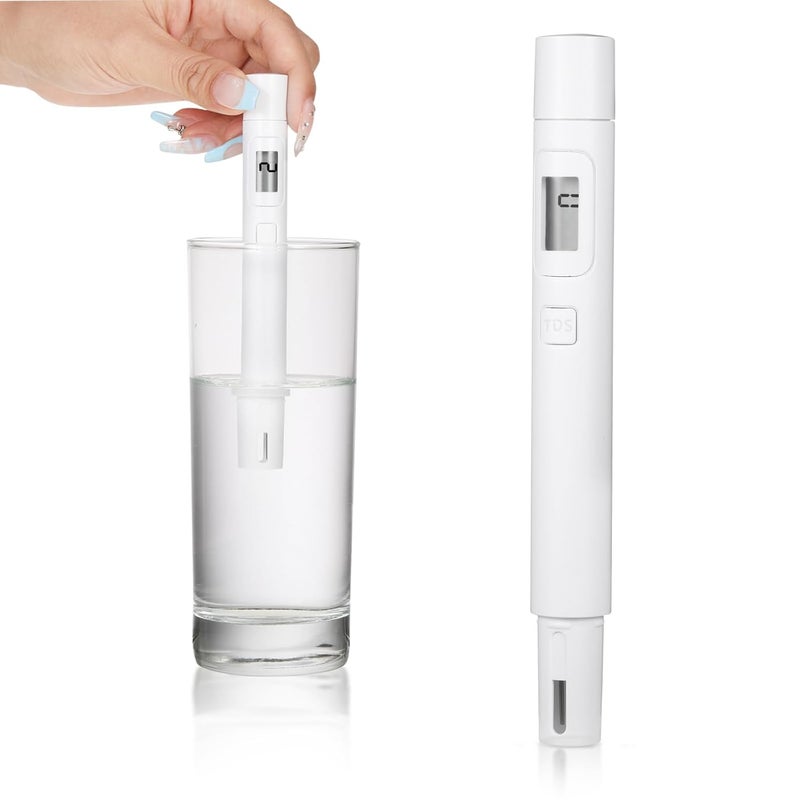 Tester jakości wody TDS, dokładność PPM do wody pitnej, basenu, akwarium, z wyświetlaczem LCD i funkcją szybkiego pomiaru
