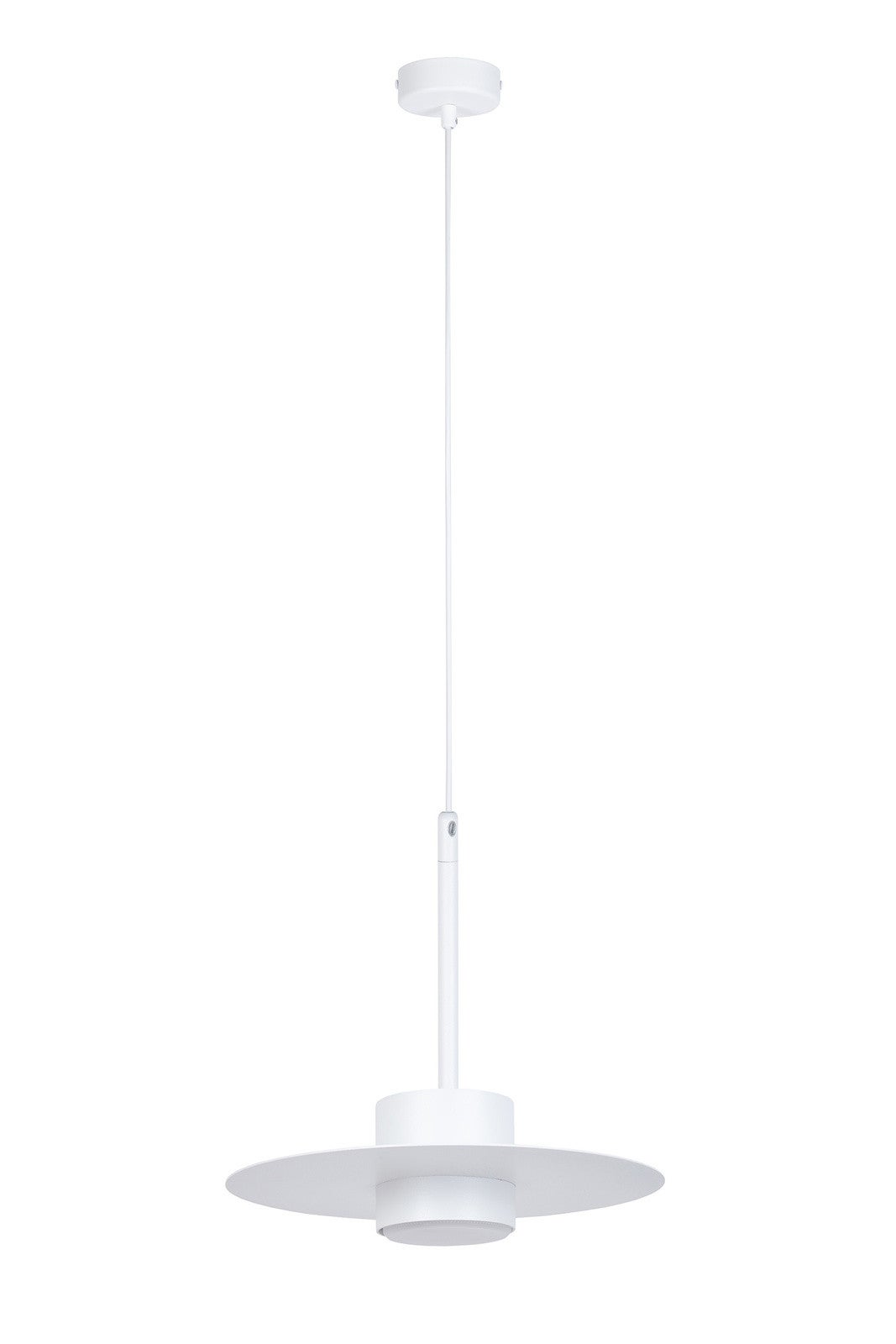 Lampa wisząca Charlie biała 1xGX53x12W minimalistyczna wym: 150 x 25 x 25 cm metal SIGMA