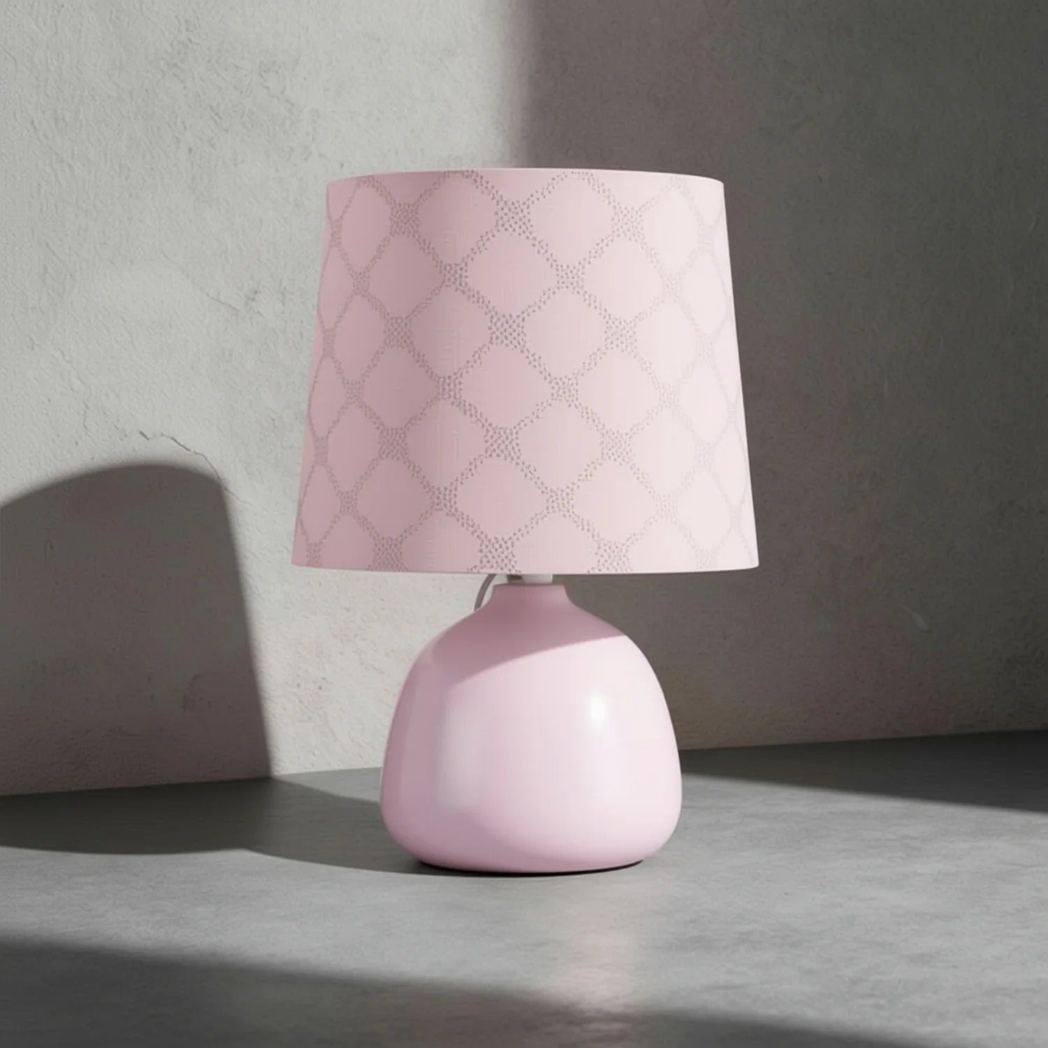 Lampka nocna do sypialni różowa E14 Ellie 4384 Rabalux