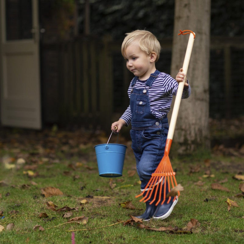 Rateau à feuilles pour enfant, Bleu - 8
