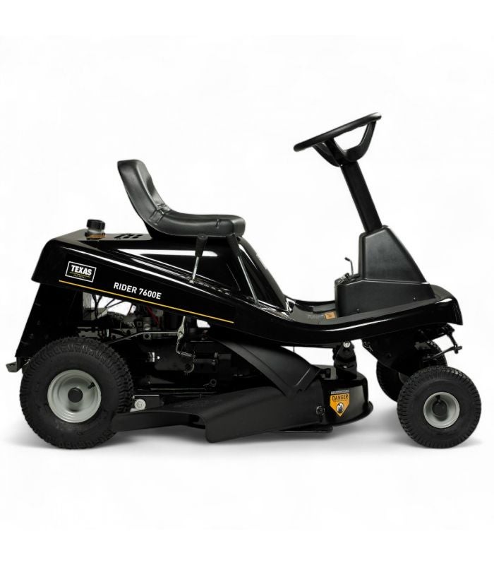 Tondeuse autoportée rider thermique 76 cm, moteur 432 cc, mulching + éjection - TEXAS Rider 7600E - 6