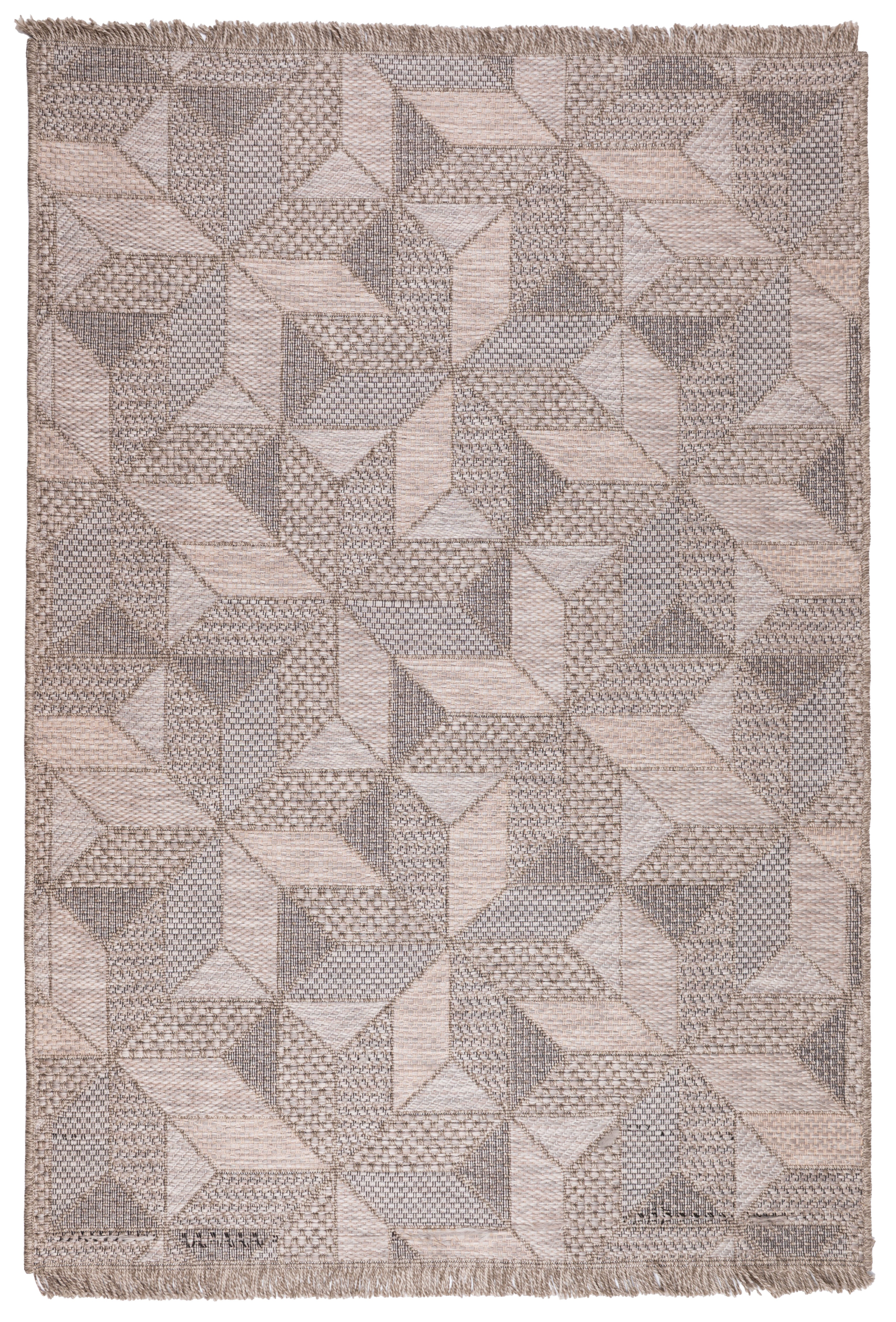Dywan Multidecor Oria Outdoor na zewnątrz i do wewnątrz 160 x 220cm geometria szaro-beżowy 1 szt.