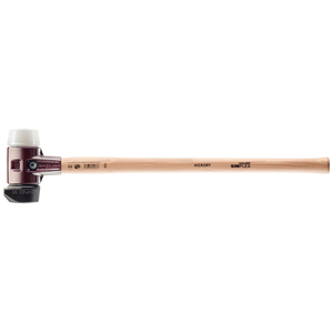 Marteau Amortisseur Simplex 3026.030 - Tête Caoutchouc/plastique - Diamètre 30 Mm, Manche En Bois - Pour Travaux De Montage, Débosselage