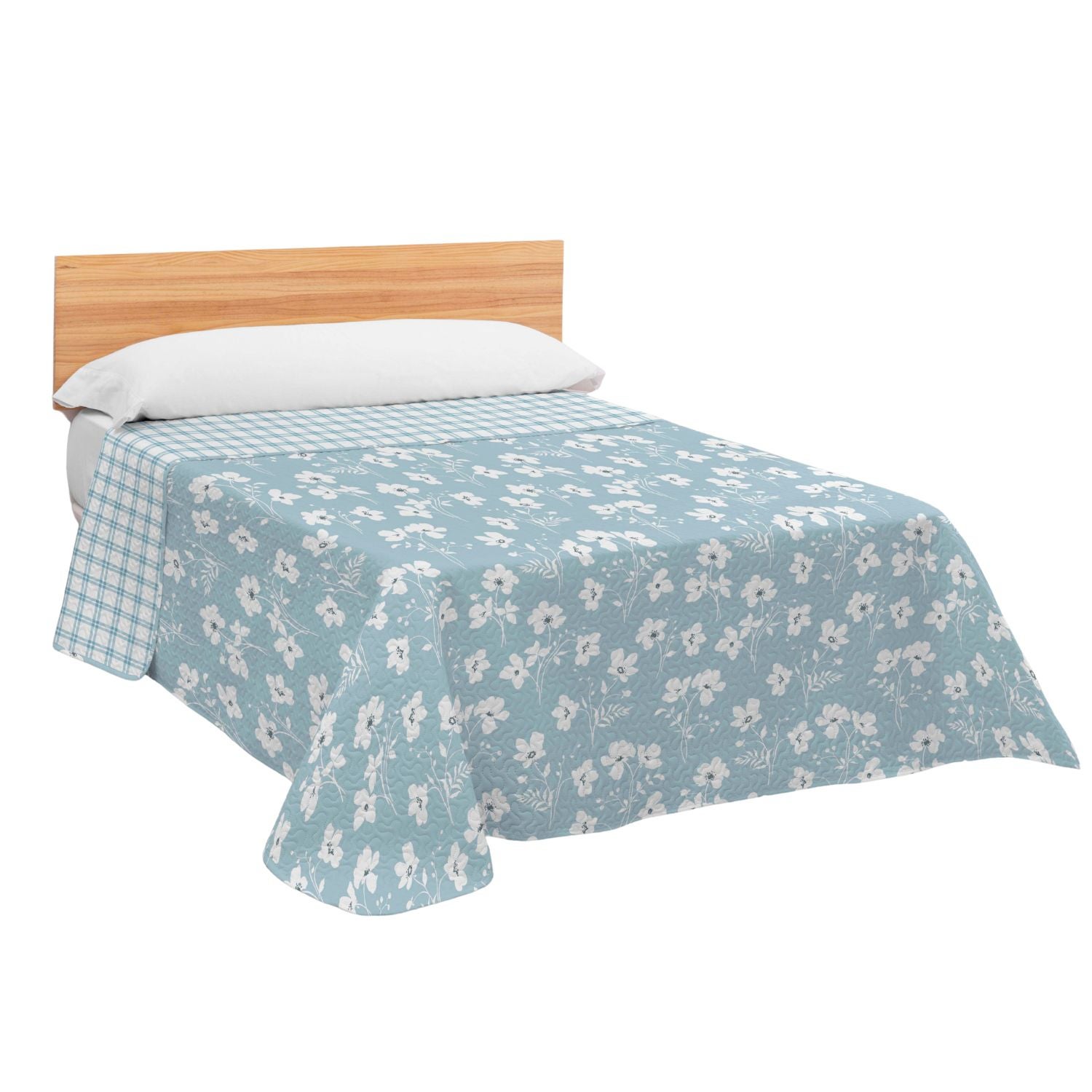 Couvre-lit Réversible Double Face Bouti Nal 150cm Donegal Collections - 6