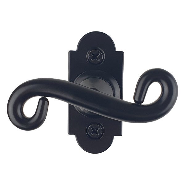 Poignée de fenêtre crémone SOLOGNE, Acier aspect fer noir mat - 4