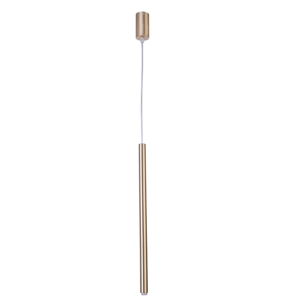 Lampa wisząca Sopel mosiądz 1xG9x3W tuba wym: 90 x 5 x 5 cm mosiądz SIGMA