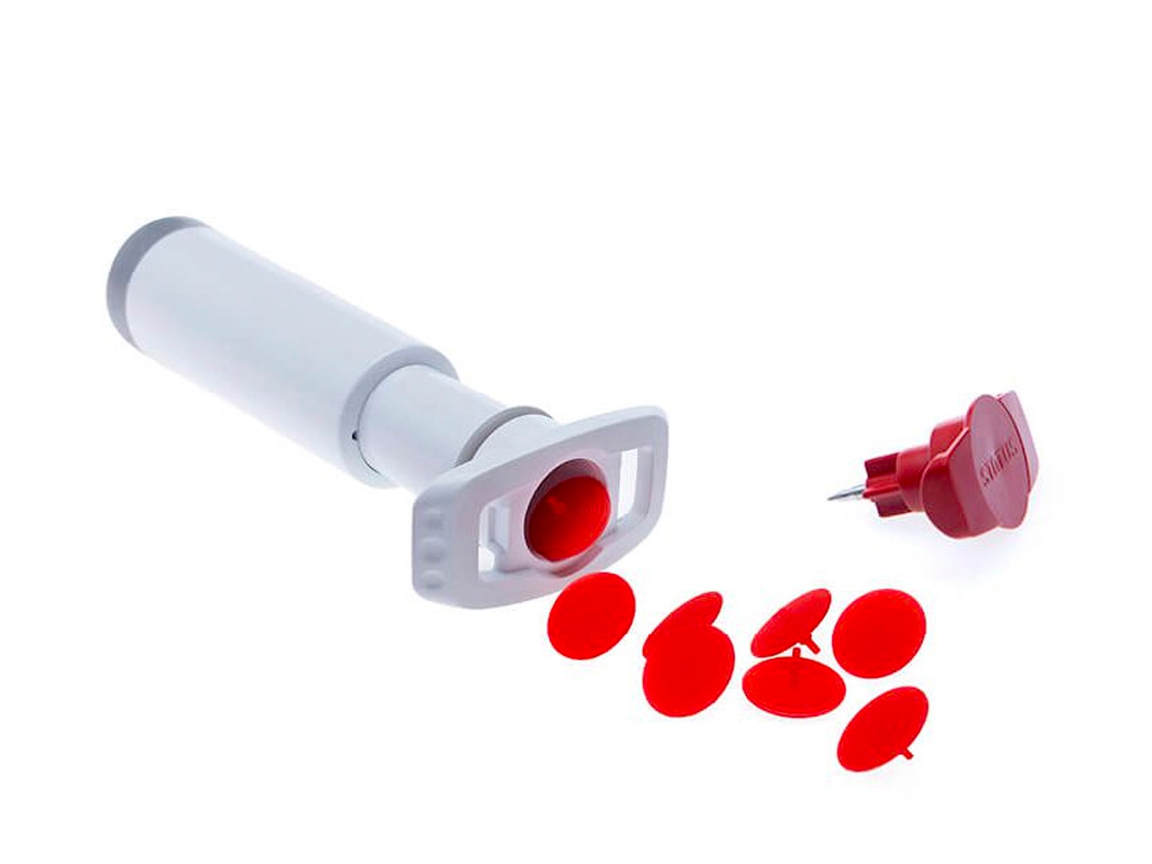 WOTOR Pompa sottovuoto per vino, con 20 tappi, tappo e conservante, riutilizzabile, mantiene fresco, accessorio ideale come regalo (manico piatto