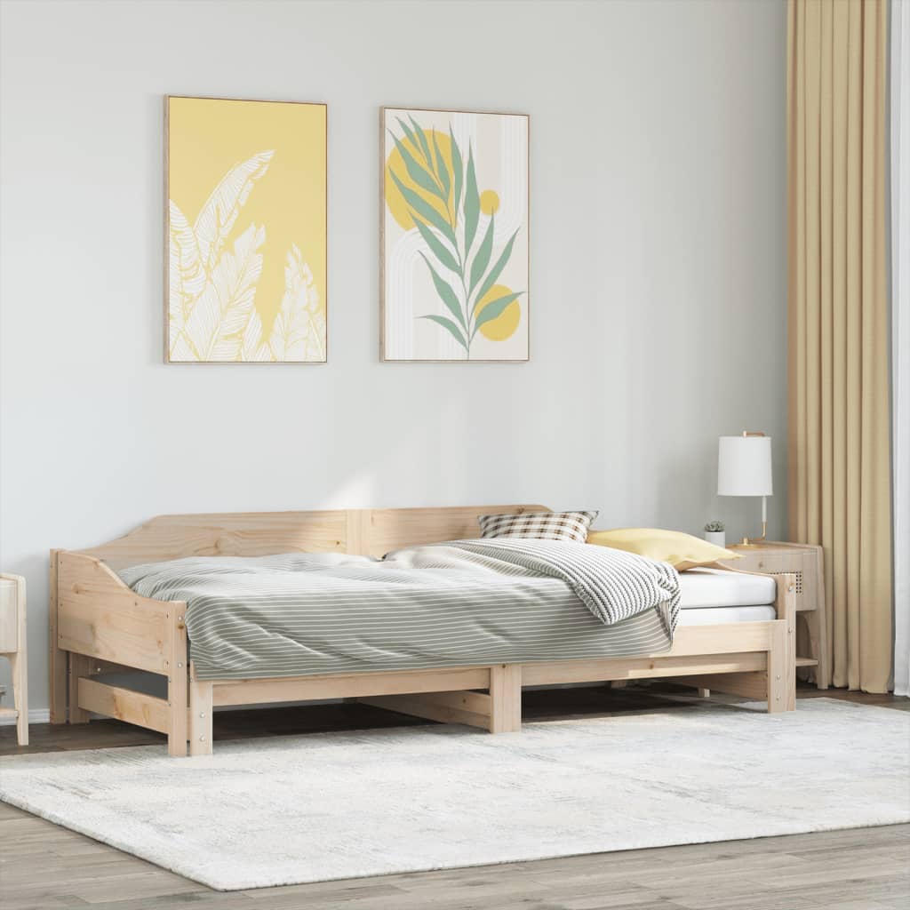 Vidaxl Sofá Cama Nido Sin Colchón Madera Maciza 90X190 Cm , Leroy Merlin