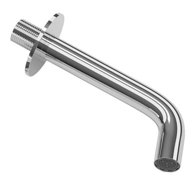 Valaz Bec rond chromé encastré de 15 cm pour lavabo