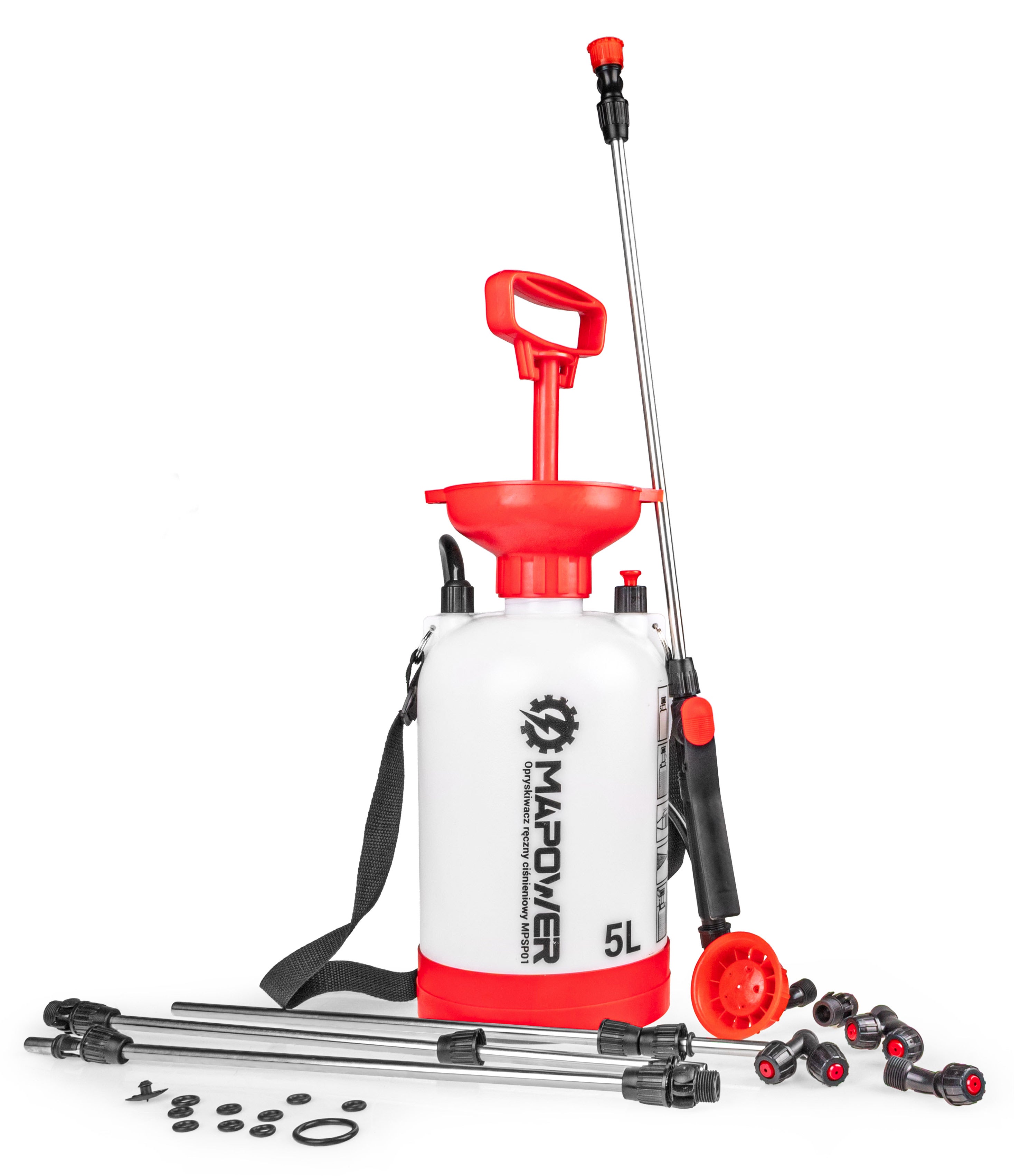 Opryskiwacz ręczny ciśnieniowy MAPOWER MPSP01 5L 3 bar, lanca 170 cm