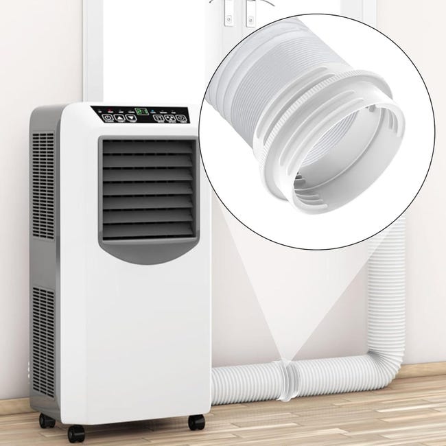 Raccord de tuyau d'évacuation de climatiseur - Raccord d'évacuation universel pour climatiseur portable - Pour évacuation de climatiseur - 3
