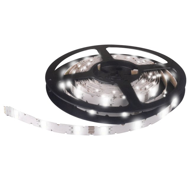 INSPIRE - Kit cinta LED multicolor y blanca - 5m - 12V - 1750 LM (350 LM/m) - 4000K - IP20 - Plástico - Mando a distancia por infrarrojos