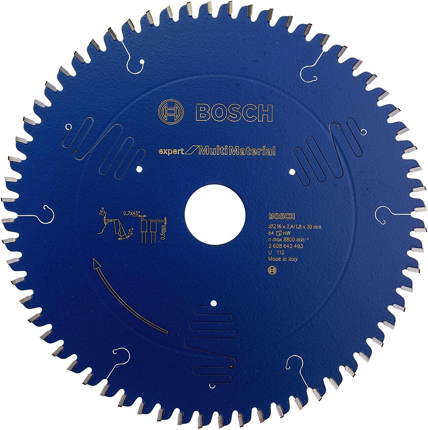 Bosch Professional - Lame Scie Circulaire Expert Multimateriaux 216X30X2,4mm, 64D - 2608642493 - 4