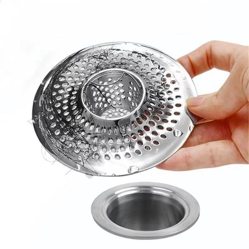 Collecteur de cheveux pour bonde de douche, bouchon de bonde de baignoire, filtre anti-obstruction, siphon de sol, siphon de lavabo de salle de bain - 5