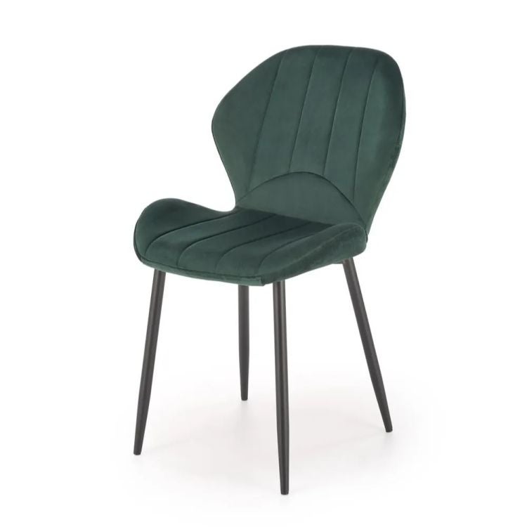 Krzesło tapicerowane K538 VELVET zielone