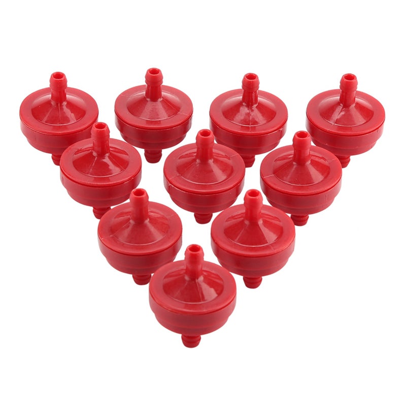 Lot de 10 filtres à carburant pour tracteurs John Deere 298090 et 298090S (conduite de carburant 1/4