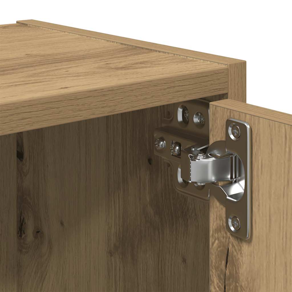 Bibliothèque pour Bureau en Bois Marron H. 52 x l. 40 x P. 24 cm - 9