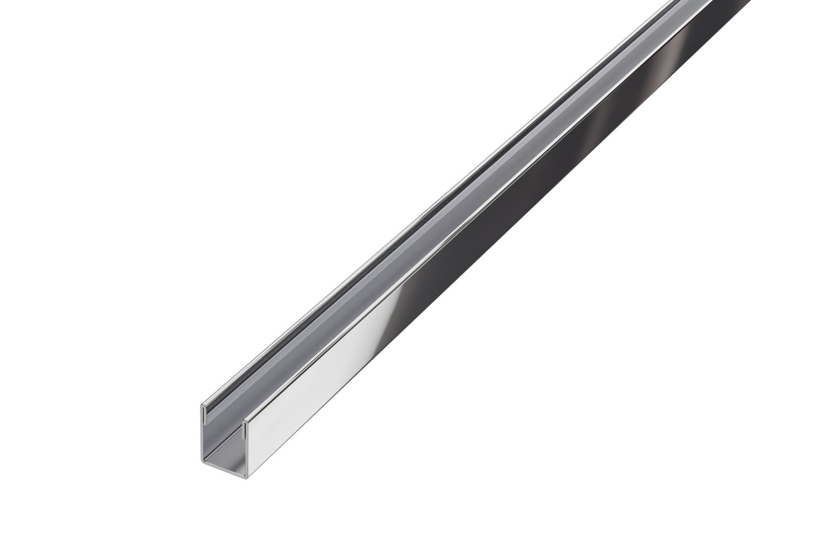 Profilé inox LM pour montage verre de douche 8-10mm épaisseur 11mm x ...