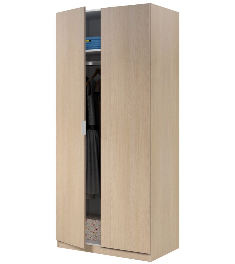 Armoire penderie ELOAH L82 x H180cm - Bois - 2