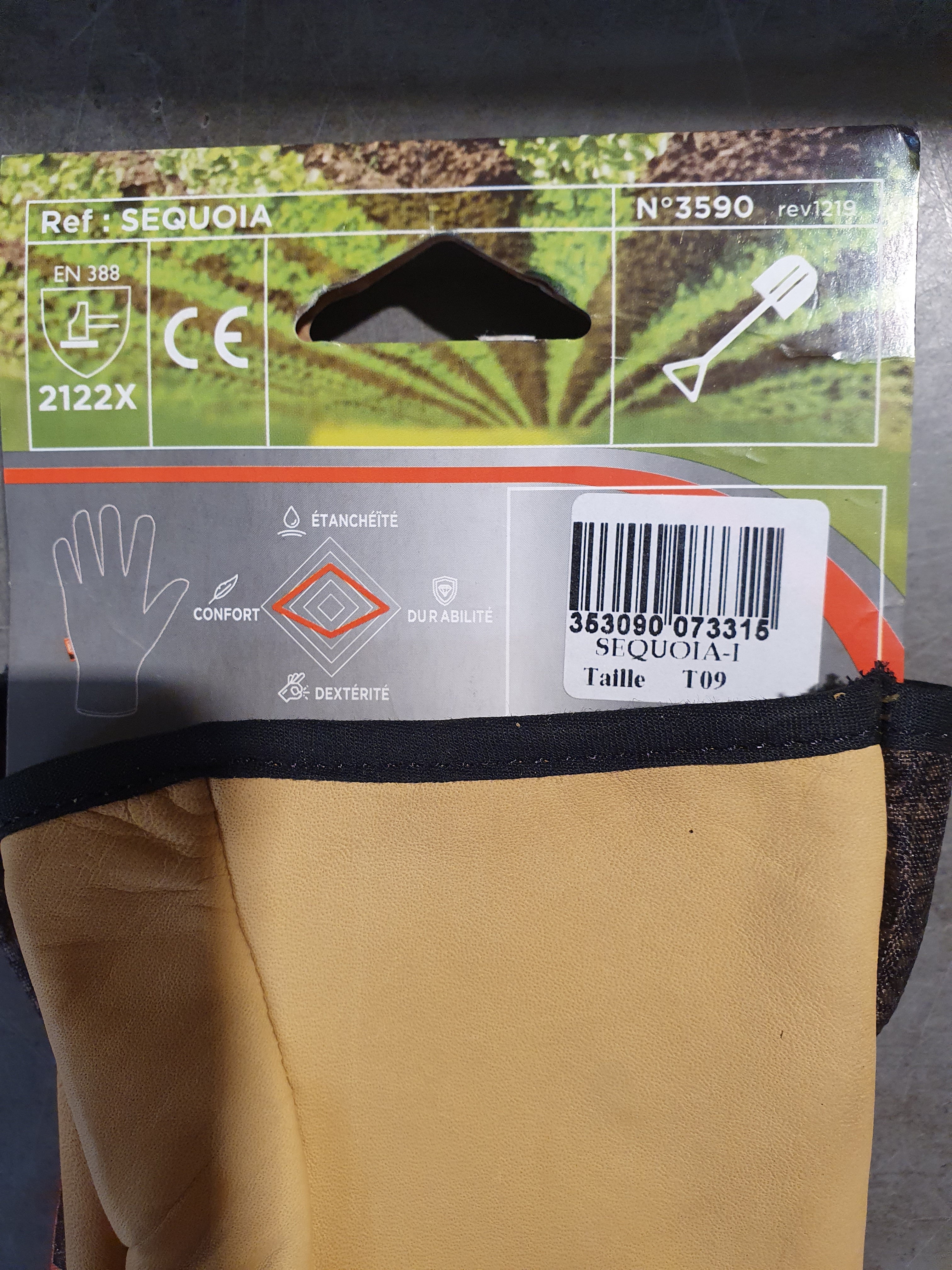 Gants de protection SEQUOIA Jardinage - Taille 9 - Rostaing - 3