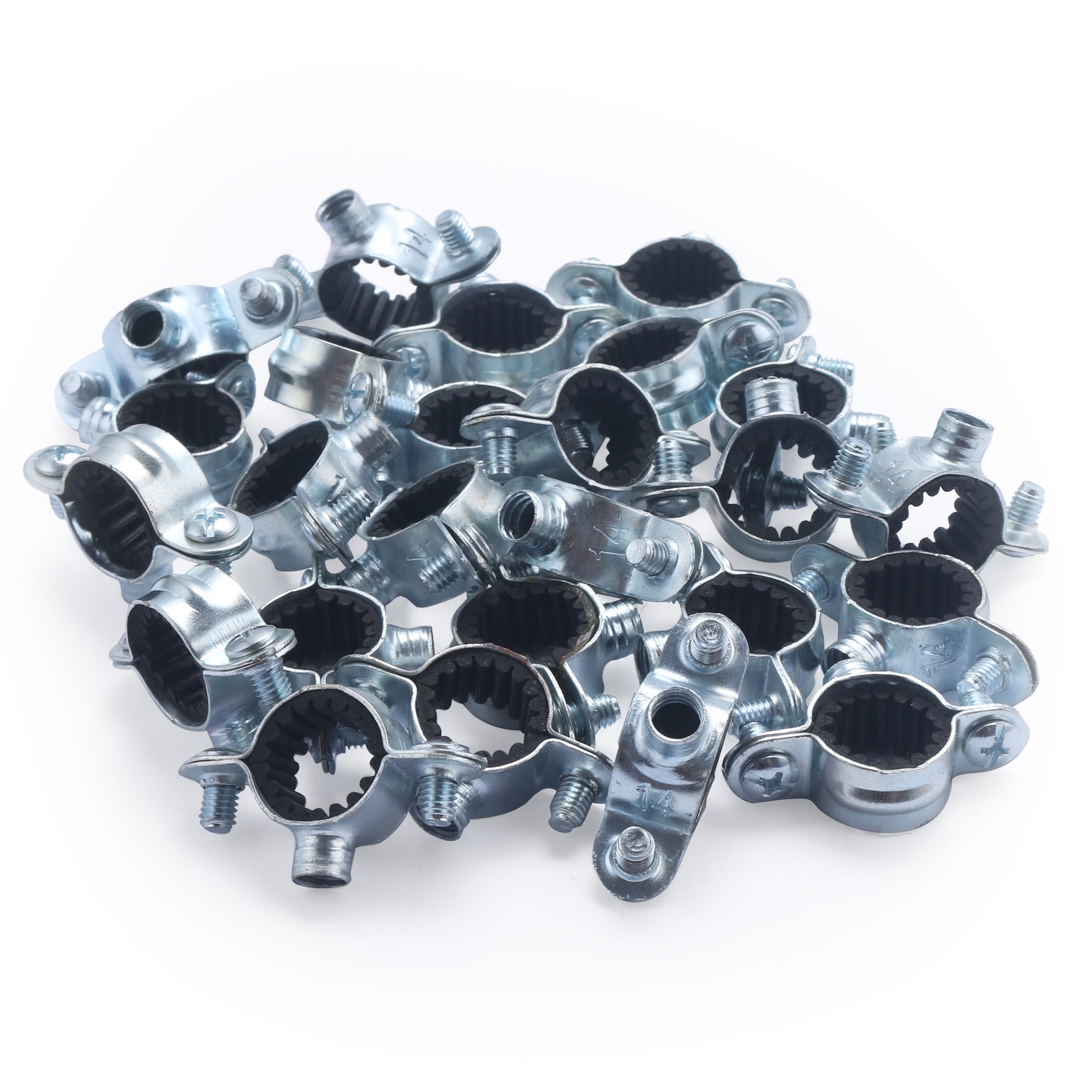 Collier Simple Isophonique de Fixation x25 pour Tube Plomberie Ø14 ...