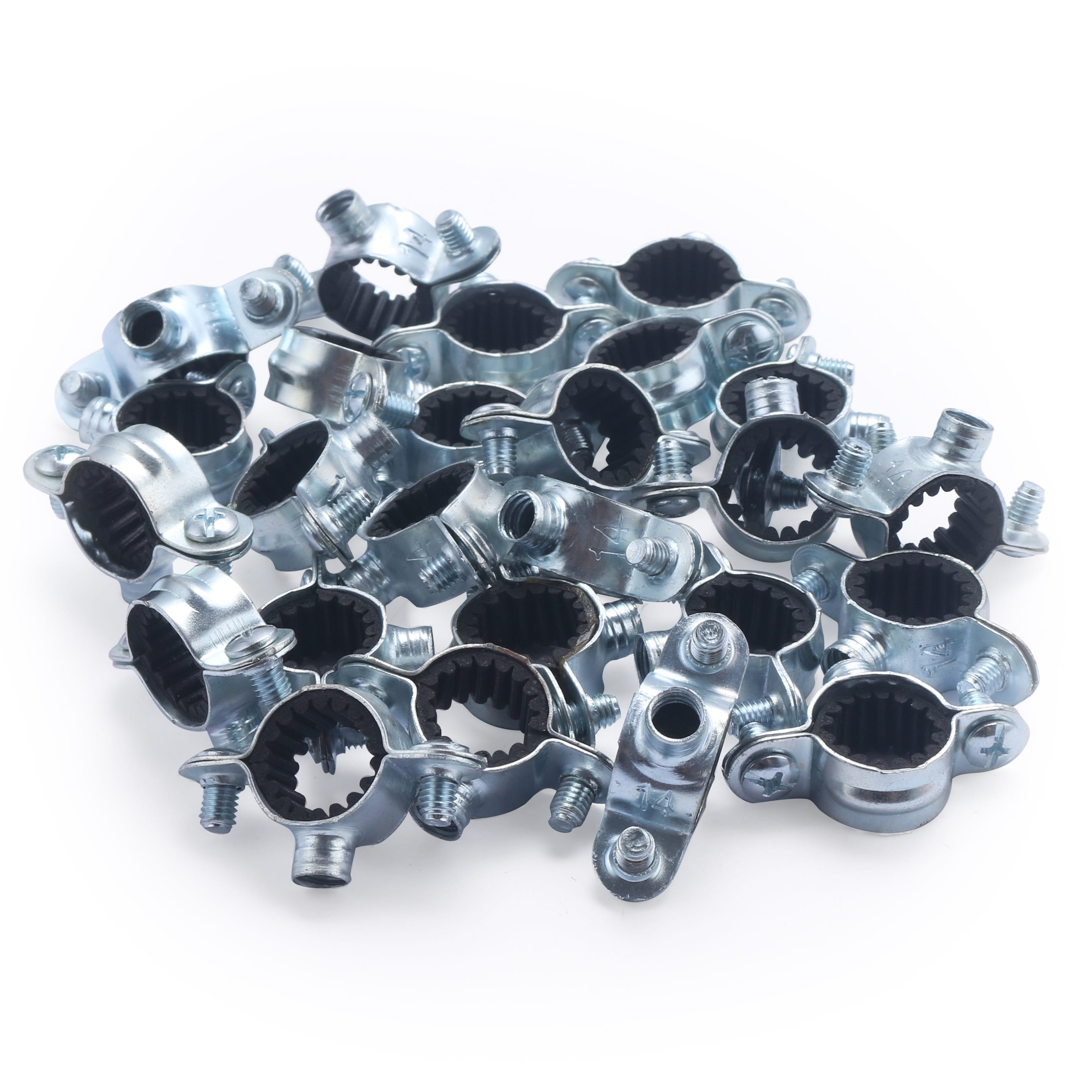 Collier Simple Isophonique de Fixation x25 pour Tube Plomberie Ø14 ...