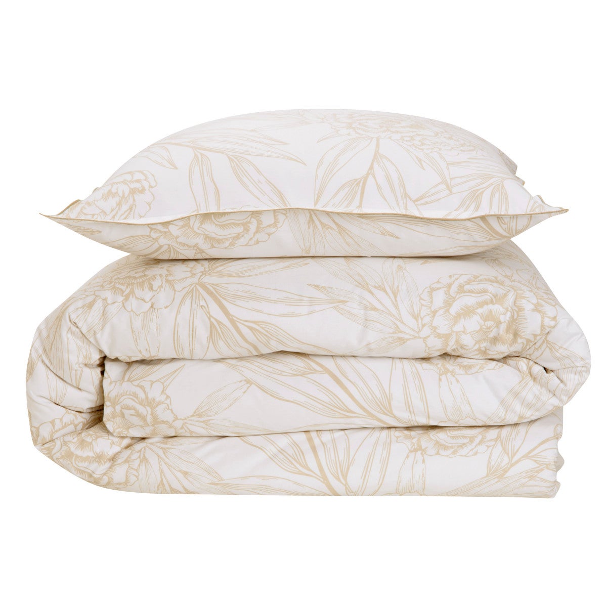 Parure de lit 2 personnes en satin de coton réversible 240x220cm - 3