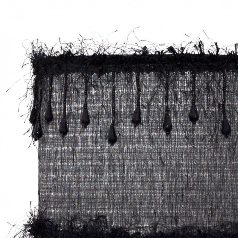 Lampe à suspension avec finition noire série Hilos 1xe27 50 D FABRILAMP - 2