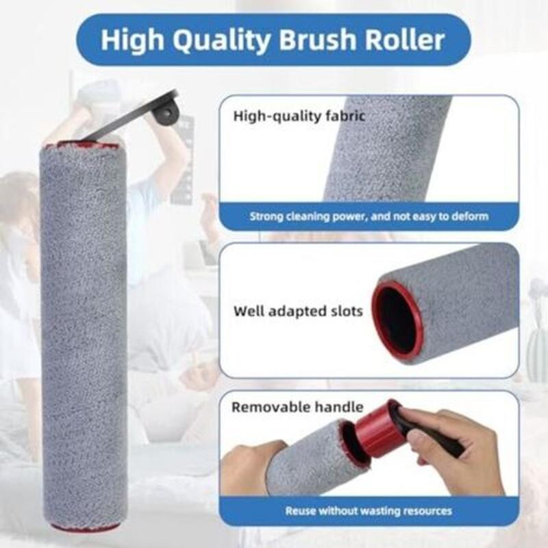 Kit d'accessoires pour aspirateur eau et poussière Dreame H12 Pro FlexReach&nbsp;: 2 brosses rotatives, 2 filtres de rechange et 1 tête de brosse. - 4