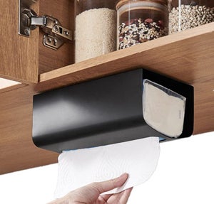 Portarotolo Verticale Per Fazzoletti In Ferro - Decorativo Per Cucina E Casa