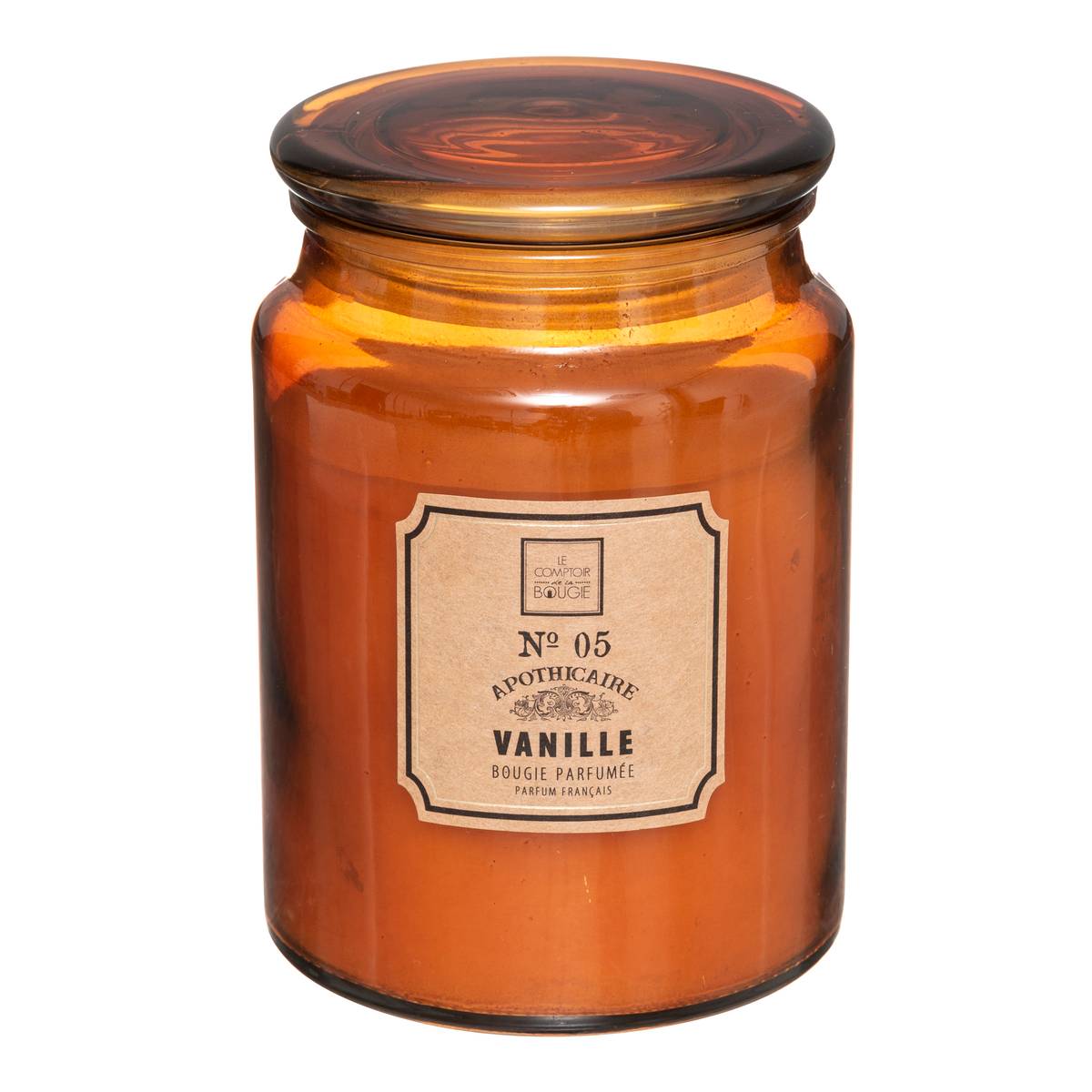 Bougie Parfumée Avec Bijou En Verre 240g Fleur De Lin - Atmosphera