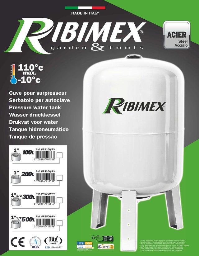 Pompe à eau de surface verticale pour surpresseur à eau 500L sortie 1