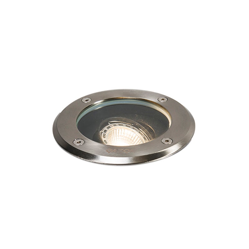 Qazqa nowoczesny reflektor gruntowy wewnętrzny/zewnętrzny do ogród - Delux - stal, max. 50w, kompatybilny z żarówką LED, gu10