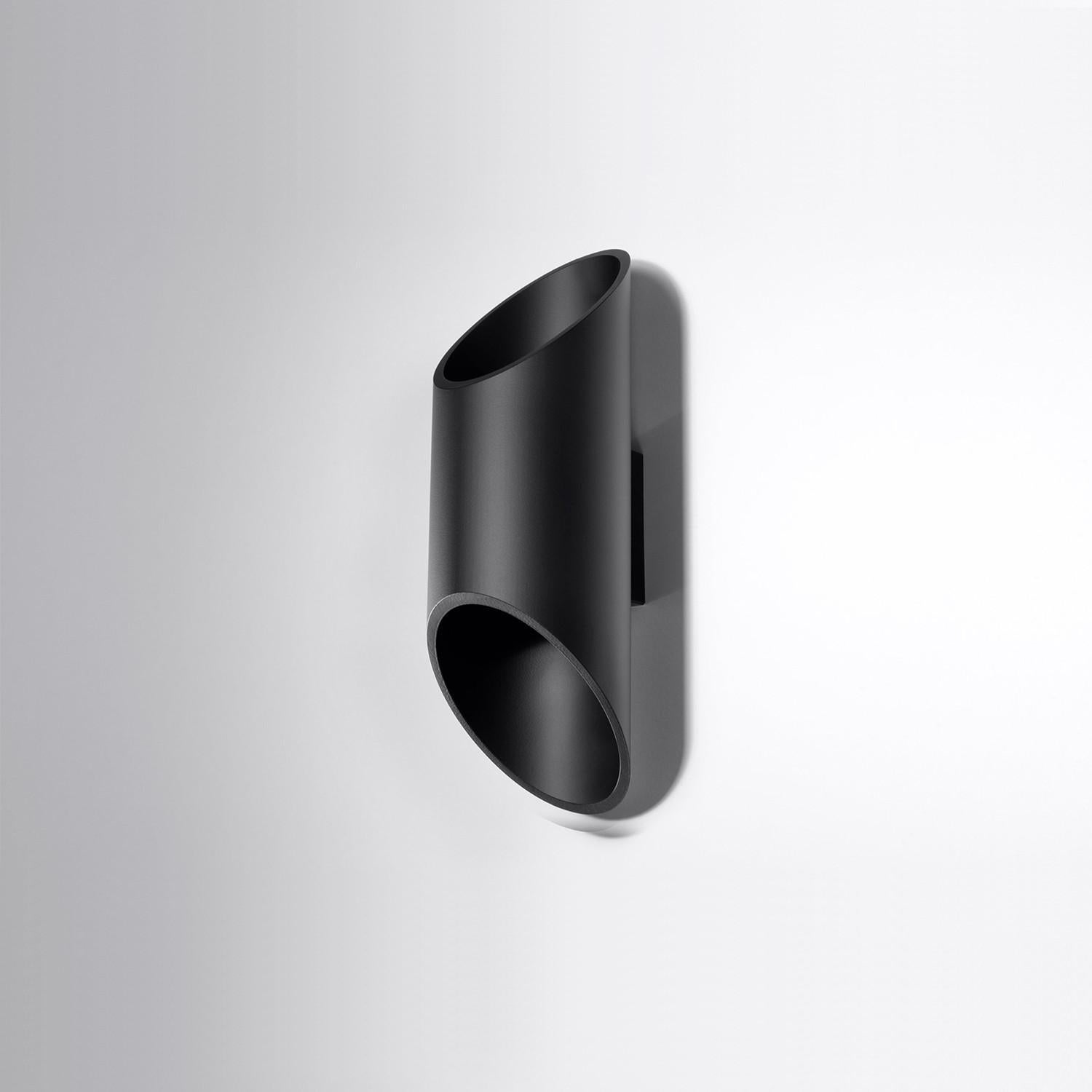 Kinkiet ścienny Penne czarny 1xG9x40W wym: 30 x 12 x 12 cm metal IP20 Sollux Lighting