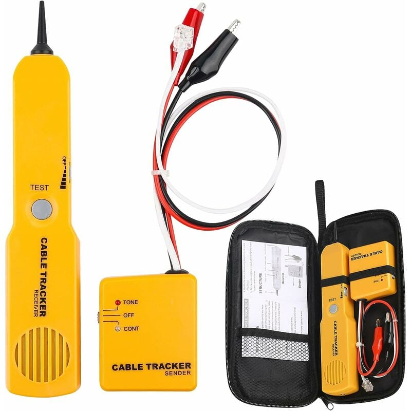 Testeur de Longueur de Câble Réseau NF-8108-M avec écran LCD et WireMap