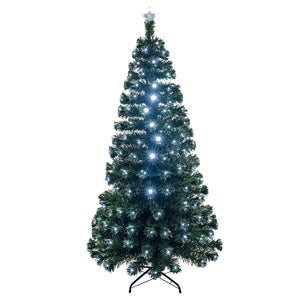 Albero Di Natale Artificiale Decorativo 150 Cm – Pino In PVC Verde, Morbido E Resistente Con Base Metallica, Perfetto Per Addobbi Natalizi