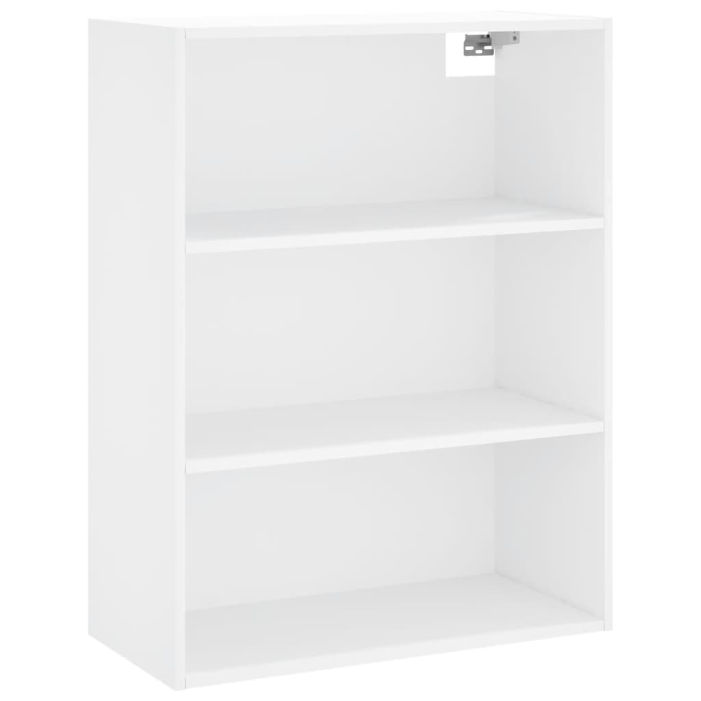 Buffet haut Blanc 69,5x34x180 Bois d'ingénierie - 5