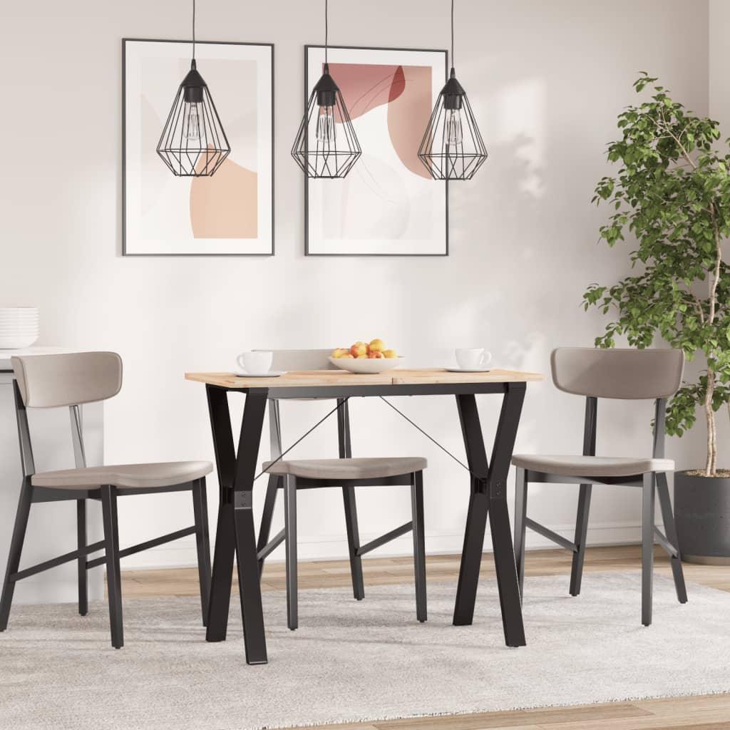 Pernas de mesa de jantar em estrutura em Y aço 80x40x73 cm - COMFORTXL - 3