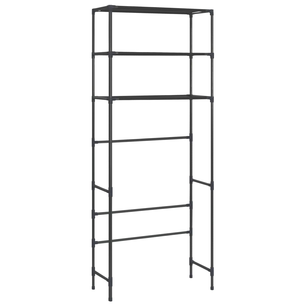 Maison Exclusive - Support de rangement au-dessus lave-linge 3 niveaux 69x28x169cm - 5
