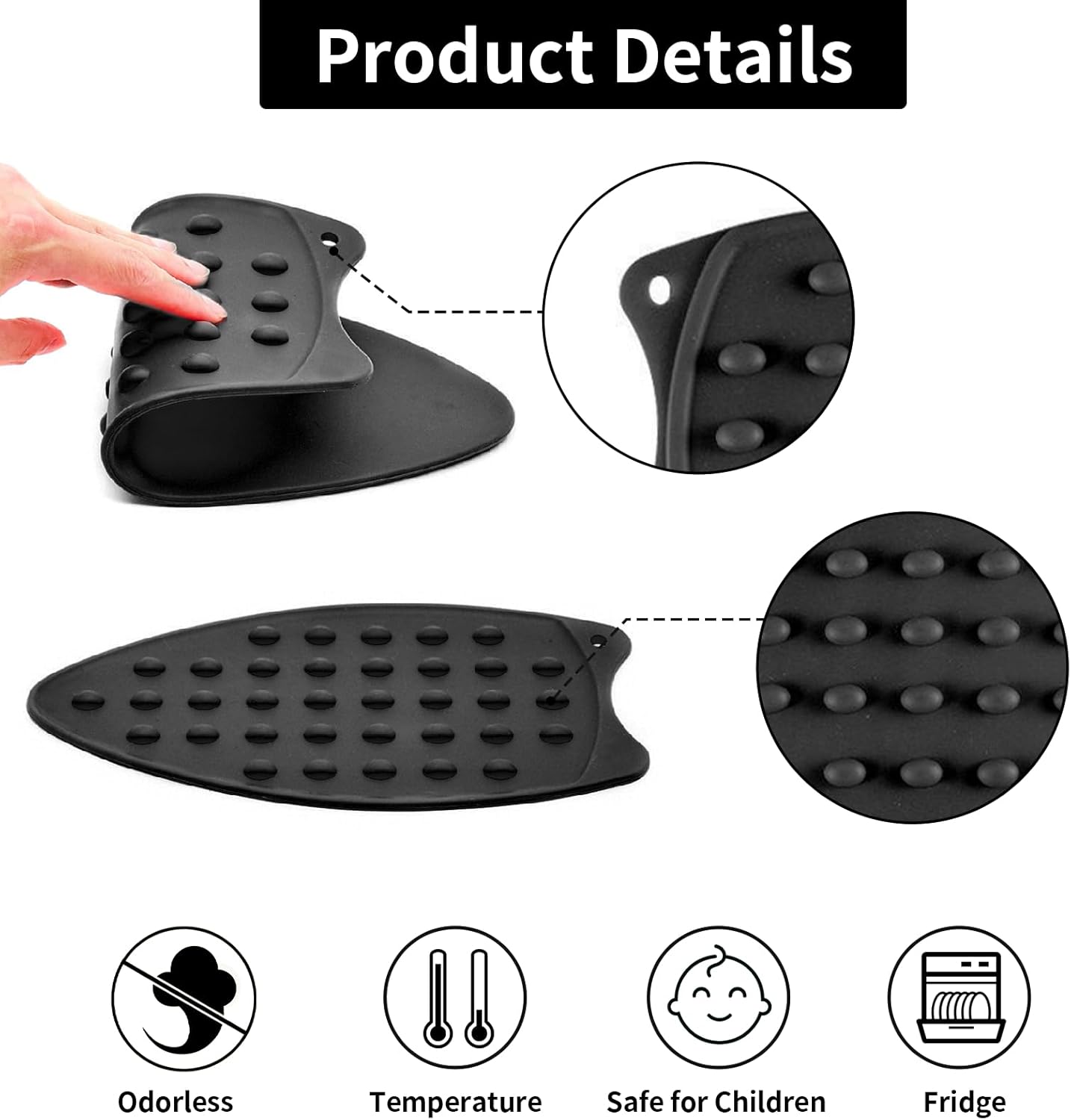 Table à Repasser,Coussins De Protection En Silicone Pour Fer à Repasser, Coussins De Repos